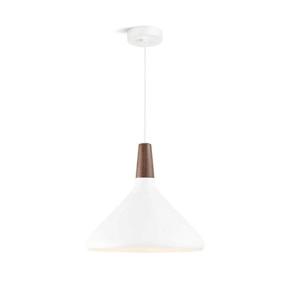 Stylish Metal Wooden Pendant Lamp
