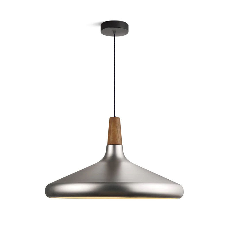 Stylish Metal Wooden Pendant Lamp