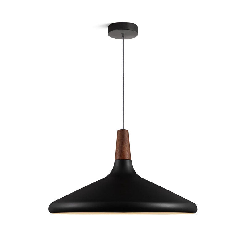 Stylish Metal Wooden Pendant Lamp