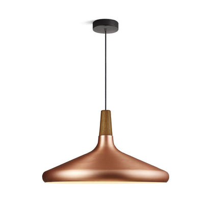 Stylish Metal Wooden Pendant Lamp