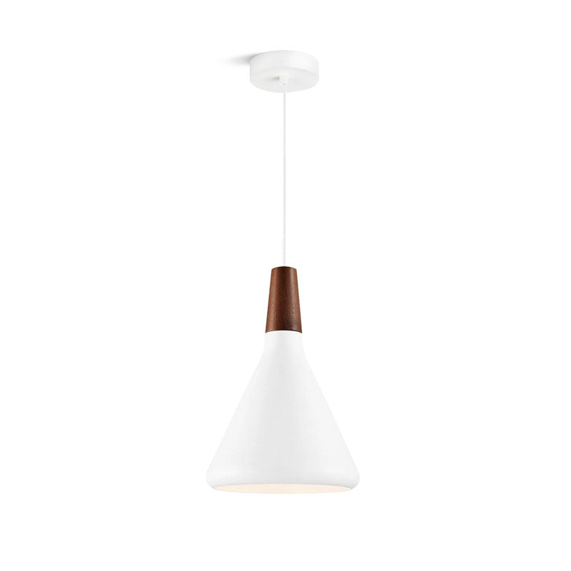 Stylish Metal Wooden Pendant Lamp - Cofik