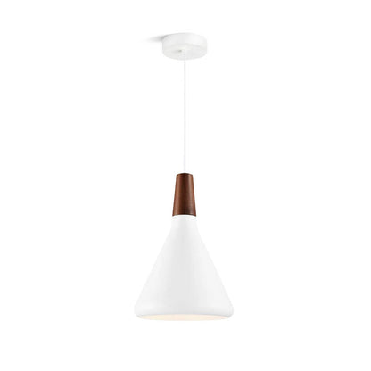 Stylish Metal Wooden Pendant Lamp - Cofik