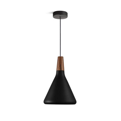 Stylish Metal Wooden Pendant Lamp