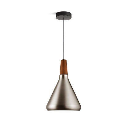 Stylish Metal Wooden Pendant Lamp