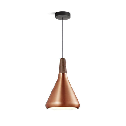 Stylish Metal Wooden Pendant Lamp