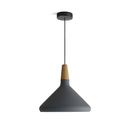 Stylish Metal Wooden Pendant Lamp