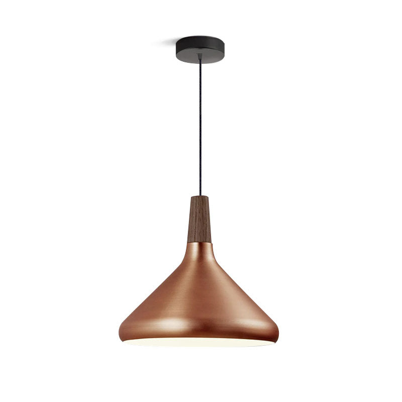 Stylish Metal Wooden Pendant Lamp
