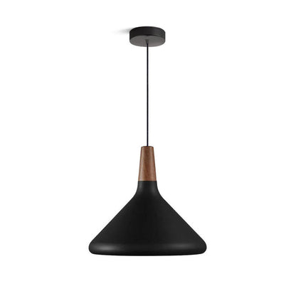 Stylish Metal Wooden Pendant Lamp