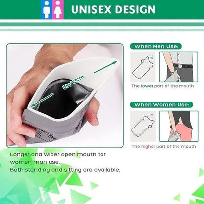 Portable Urine Bag for Travel - Spill Proof & Odor Free