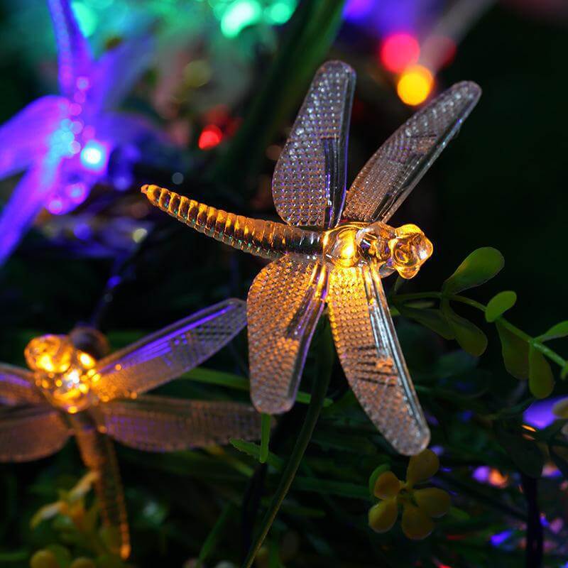 Colorful Solar Powered Waterproof String Fairy Lights