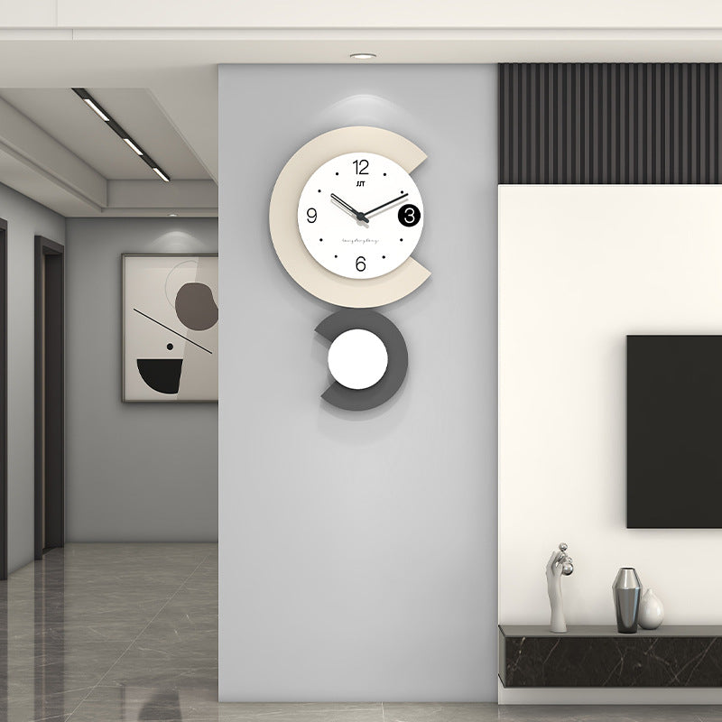 Stylish LED Night Wall Clock for Bedroom