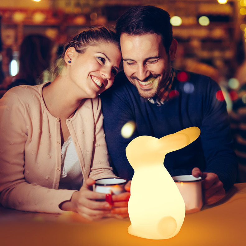 Stylish Cute Bunny LED Nightstand Lamp