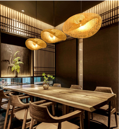 Natural Bamboo Hanging Light