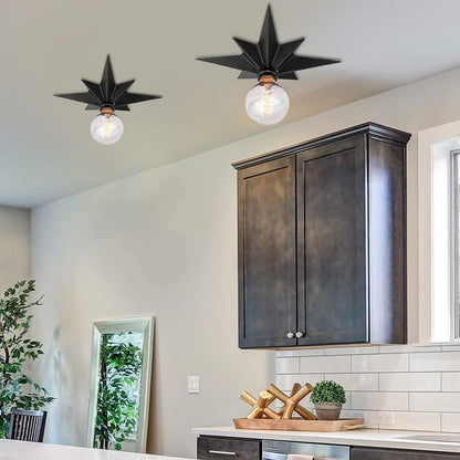 Contemporary Star Design Ceiling Light