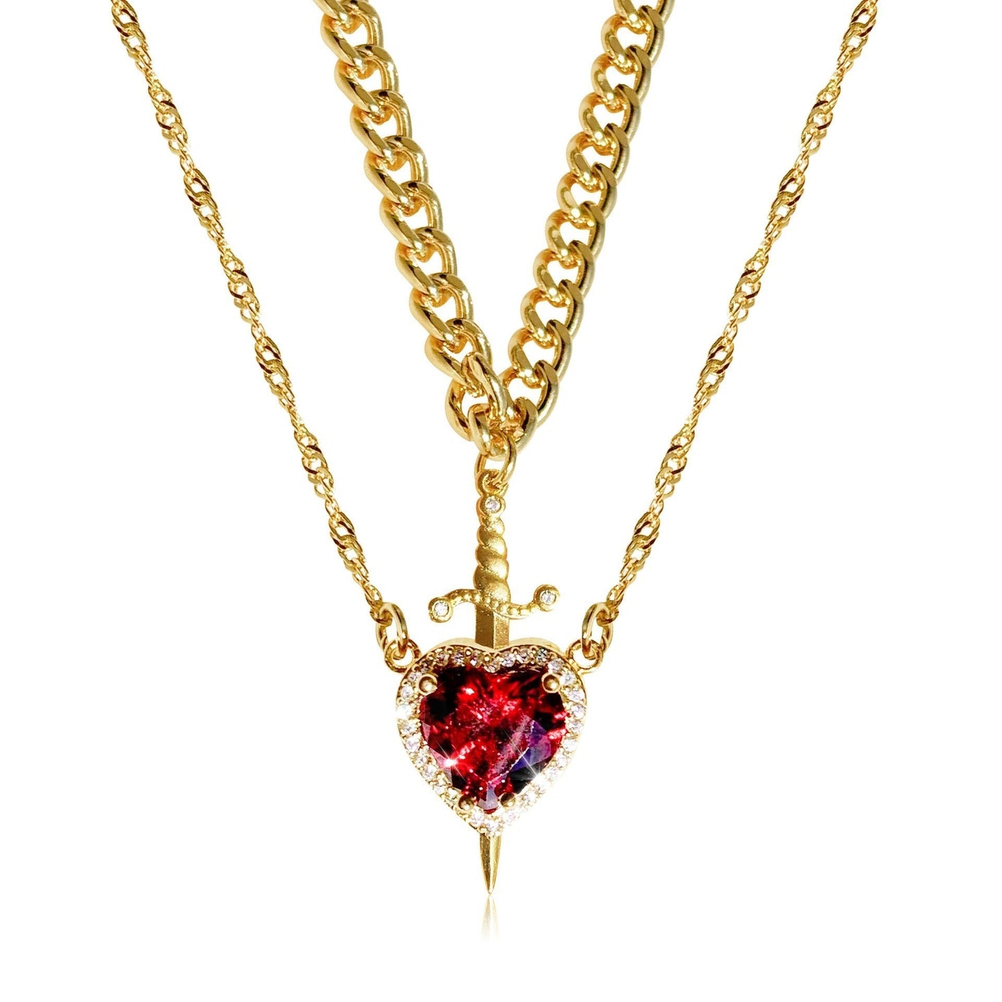 Lovely His Hers Matching Necklace Set - Cofik