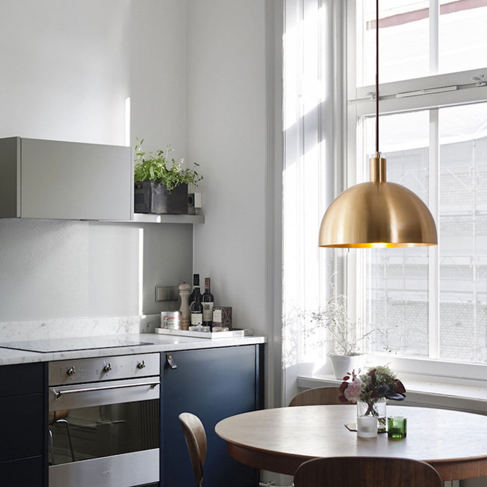 Classic Gold Globe Pendant Light