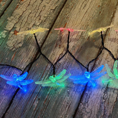 Colorful Solar Powered Waterproof String Fairy Lights