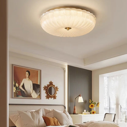 Soft Glass Pendant Light Modern Ceiling Fixture