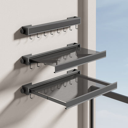 Space-Saving Foldable Laundry Drying Rack