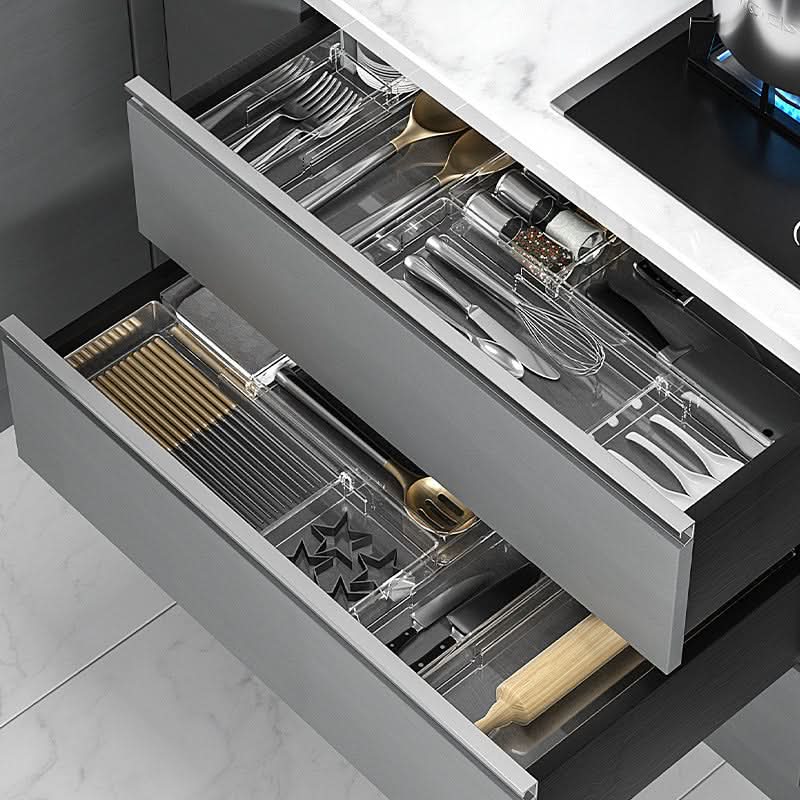 Slide Out Kitchen Utensil Storage Tray
