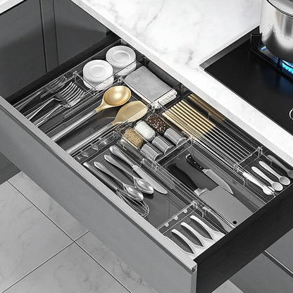 Slide Out Kitchen Utensil Storage Tray - Cofik