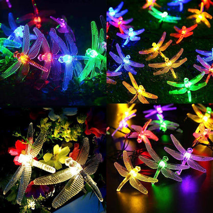 Colorful Solar Powered Waterproof String Fairy Lights