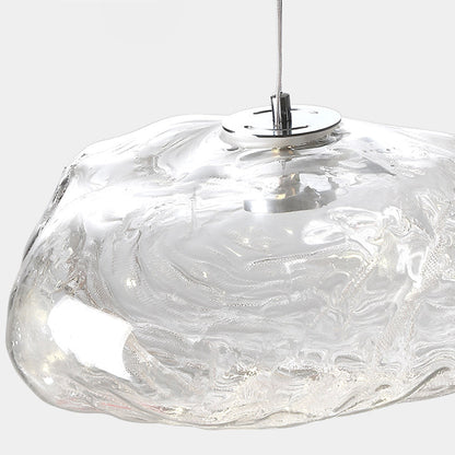 Elegant Glass Drop Pendant Light Fixture for Home