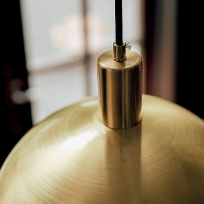 Classic Gold Globe Pendant Light