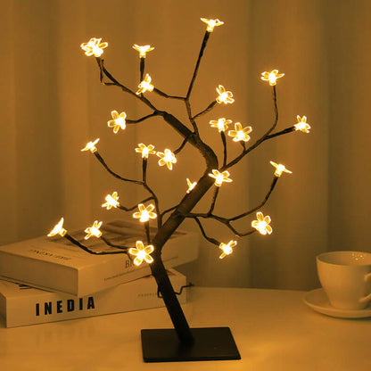 Pink Floral Table Lamp for Home Decor