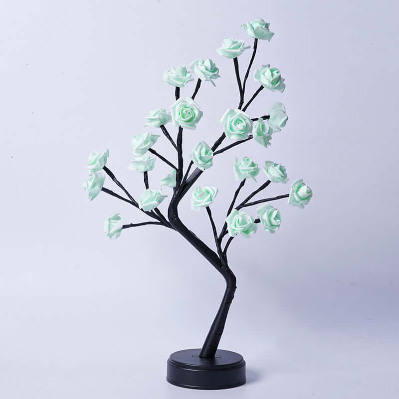 Romantic Rose Table Lamp USB Night Light