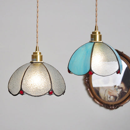 Classic Glass Shade Pendant Lighting Fixture