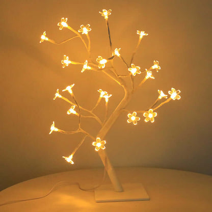 Pink Floral Table Lamp for Home Decor