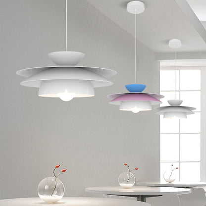 Stylish Round White Ceiling Pendant Light