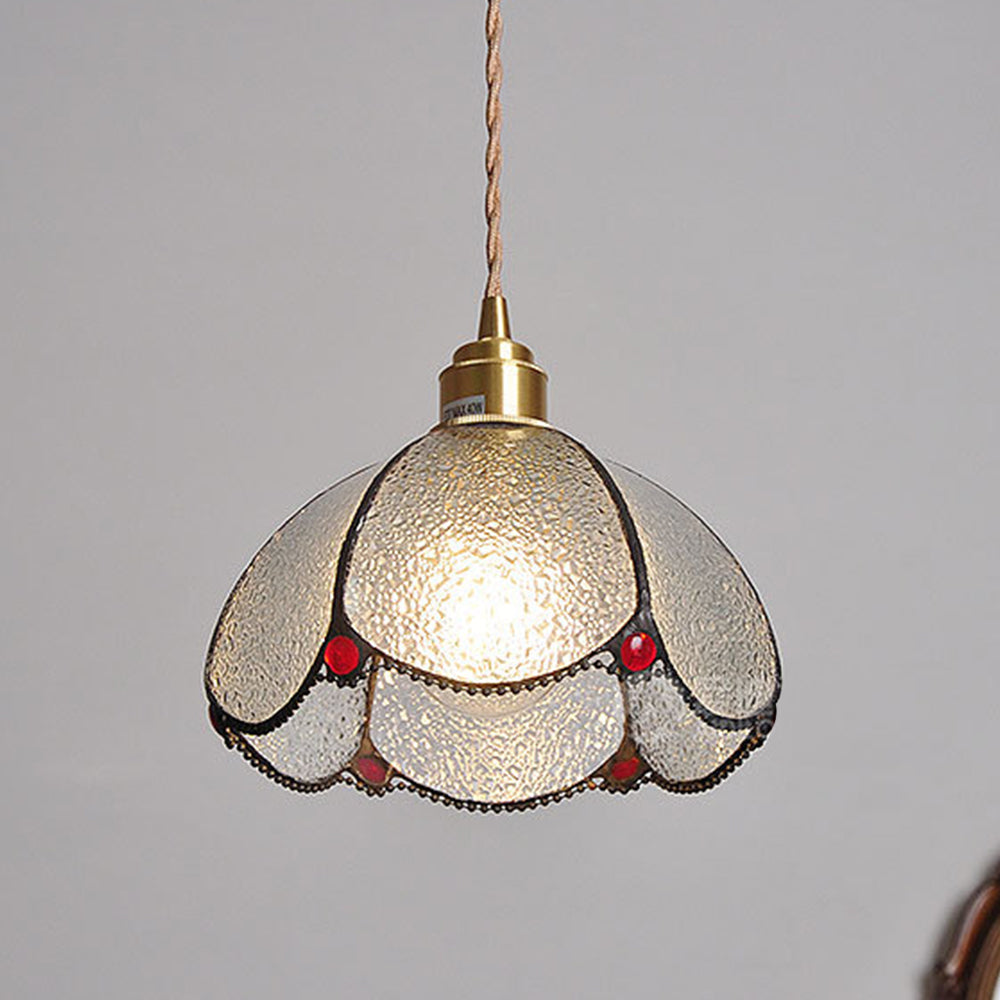 Classic Glass Shade Pendant Lighting Fixture