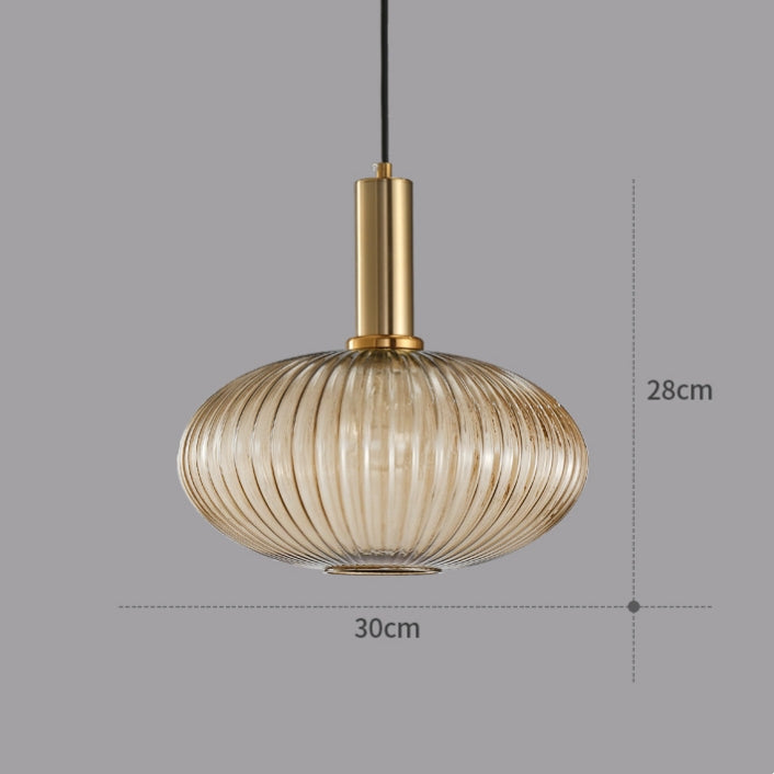 Classic Colorful Glass Pendant Light Fixture