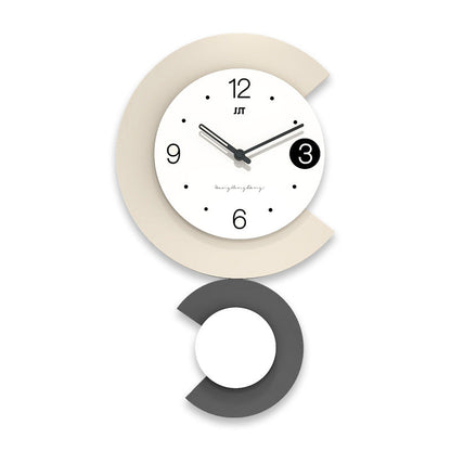 Stylish LED Night Wall Clock for Bedroom