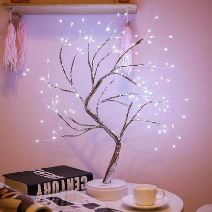 Colorful LED Desk Lamp with Tree Design - Cofik