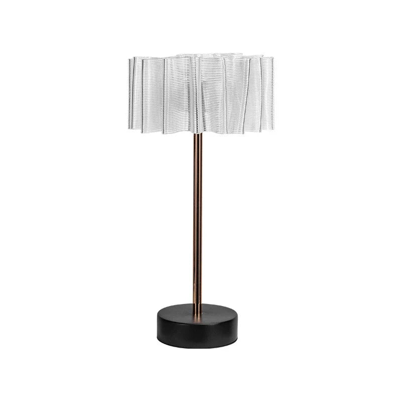 Folded Metal Rechargeable Desk Lamp