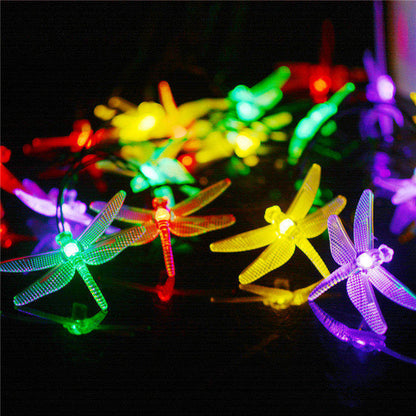 Colorful Solar Powered Waterproof String Fairy Lights