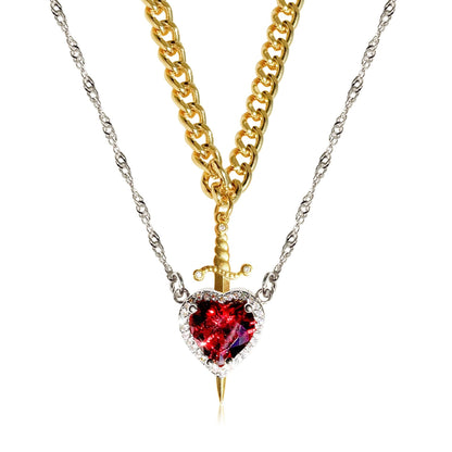 Lovely His Hers Matching Necklace Set