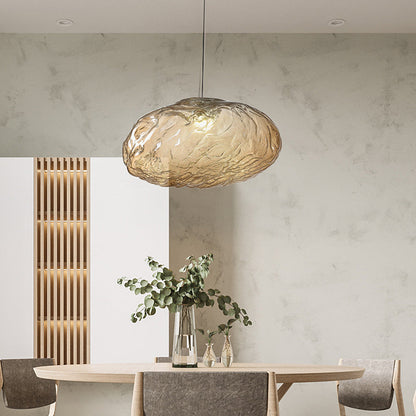 Elegant Glass Drop Pendant Light Fixture for Home