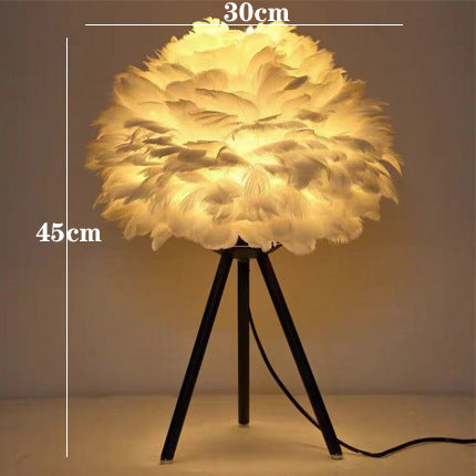 Lightweight Wooden Table Lamp