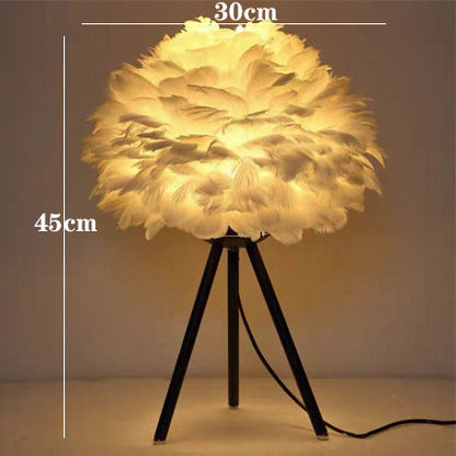 Lightweight Wooden Table Lamp