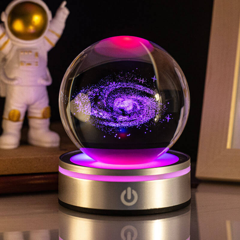 Colorful Glass Night Light Lamp Decorative Home Gift