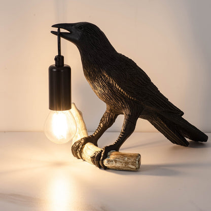Compact Bird Bedside Table Lamp Nightlight