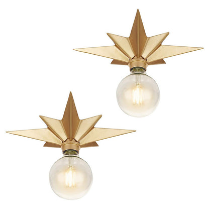 Contemporary Star Design Ceiling Light