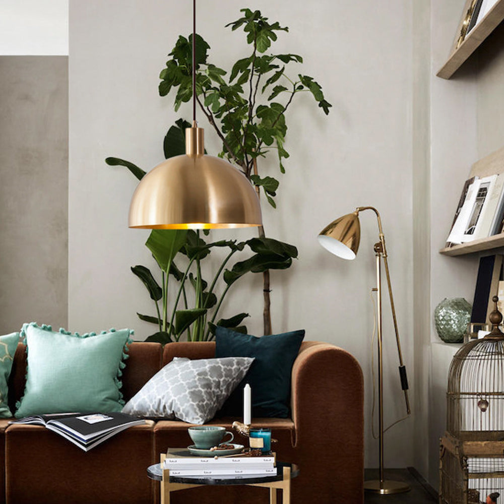 Classic Gold Globe Pendant Light