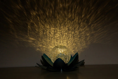 Colorful Outdoor Crackle Solar Lamp