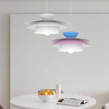 Stylish Round White Ceiling Pendant Light