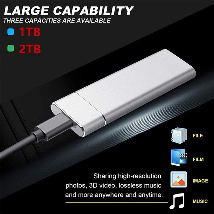 Fast Portable External Solid State SSD Drive